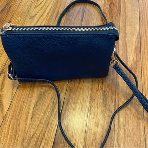 Navy Blue Jen & Co Pleather Cross Body